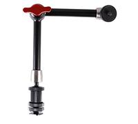 Hersmay 11 Inch Magic Arm Camera Mount Clamp Tripod Ball Head Arm with 1/4-inch Thread Screw for DSLR Camera Rig LED Light Flash Light LCD Monitor EVF,Max Load 5 kg