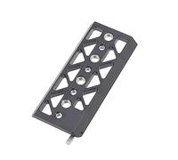 Hersmay 5-inch Dovetail Bridge Plate Quick Rlease Tripod Baseplate for Tilta Standard Camera Cage with 1/4"-20 & 3/8"-16 Mounting Screw