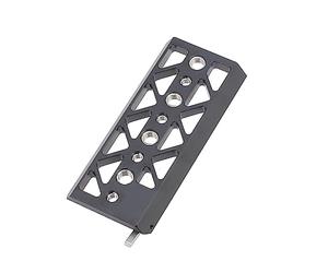 Hersmay 5-inch Dovetail Bridge Plate Quick Rlease Tripod Baseplate for Tilta Standard Camera Cage with 1/4"-20 & 3/8"-16 Mounting Screw