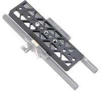 Hersmay 8 Inch Dovetail Plate Bridge Plate Quick Release Plate for Tilta Standard Baseplate Camera Cage for BMPCC 4K 6K GH5 S1H A6 A7 A7S3 Camera Cage (8 Inches)