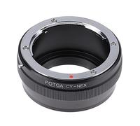 Hersmay C/Y-NEX Lens Adapter Ring For Contax/Yashica Lens to Fit For Sony E Mount NEX 7 NEX-6 NEX-5N NEX-5 NEX-C3 NEX-3 A7 I II III IV A7S A7RIII A7SIII A9 A6500 A6300 A6000 A5100 A5000 Camera
