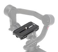 Hersmay Camera Quick Release Plate for Zhiyun Crane 2 3 LAB Weebill 2 3 Weebill-S Gimbal Stabilizer, Compatible with Manfrotto 501HDV 503HDV 701HDV MH055M0-Q5 Tripod Head