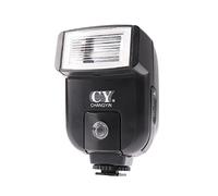Hersmay CY-20 Universal Hot Shoe On-Camera Flash Speedlite Electronic Speedlight with Sync Port for Nikon Canon Panasonic Olympus Pentax Alpha Digital DSLR Camera Flash Light
