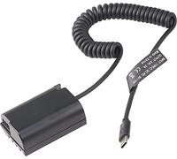 Hersmay DMW-BLK22 Dummy Battery for Panasonic Lumix GH6, GH5 II, DC-S5, S5 II Digital Cameras (Type-C Adapter)