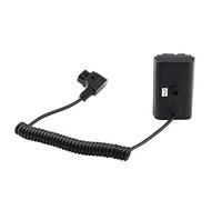 Hersmay Extendable Power Adapter Cable for D-tap Connector to NP-F Dummy Battery NP-F550/570/750/770 NP-F960 NP-F970 to Power Video LED Light Monitor
