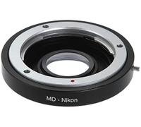 Hersmay Lens Adapter Ring for Minolta MD/MC Lens to NIK0N F AI Mount Camera with Optical Glass For Nikon D750,D810,D7500,D7200, D7100, D7000, D5600, D5400, D5300, D5200,D3300,D3200,D90, D4, D3X,D2