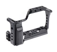 Hersmay M50 Camera Cage Video Stabilizer for Canon EOS M50II M50 M5 Mirrorless Vlogging Camera Kit with Cold Shoe,Handle Locating Holes,Multiple 1/4" 3/8" Screw Holes