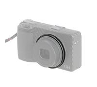 Hersmay Metal Decorate Lens Ring for RICOH GR III GRIII GR3 Camera, Replaces for Ricoh GN-1 Lens Ring Cap (Black)