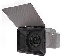 Hersmay Mini Lightweight Matte Box 4x4 4x5.65 Filter Frame Clip-on Lens Mattebox with 67mm/72mm/77mm/82mm Adapter Ring for DSLR Rig A7IV A7SIII A9 A6000 GH5 GH6 Z6 Z7 II R5 R5C M6 M50 Camera