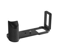 Hersmay Quick Release Vertical Stand L Bracket Plate With Hand Grip for Fujifilm GFX 50R (Black)