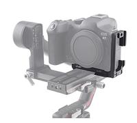 Hersmay Vertical Stand Arca Swiss Quick Release Plate EOS R7 L-Bracket Plate L Angle Camera Bracket Mount for Canon EOS R7 Camera Compatible with DJI Ronin RS2 RS3 Pro RSC 2