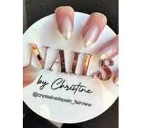 HERSTL Custom Acrylic Nailfie Disc, Beauty Salon Prop For Nail, Beauty Room, Business Logo, Social Media Picture Prop, Personalised Logo Branding(Rose gold font)