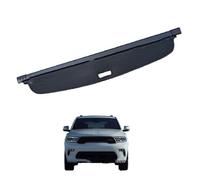 HERTC Car Retractable Cargo Cover for Dodge Durango (Second Row) 2011-2021, Luggage Shade Shield Security Privacy Durable Boot Load Cover Rear Tray,Leather material