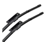 HERTC Front Wiper Blades for Renault Logan 2015-2023 22"+19", Durable Easy to install Car Windscreen Wiper Rubber Strips Windscreen Wipers