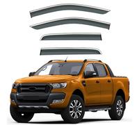 HERTC Wind Deflectors for Ford Ranger Ranger Ranger T6-T7-T8 MK1-P375 2011-2022, Side Wind Deflectors Keep Your Car Ventilated Rain Wind Smoke Deflector Car Accessories