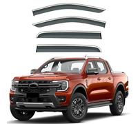 HERTC Wind Deflectors for Ford Ranger Ranger T6.2/T9 MK2-P703 2023-2025, Side Wind Deflectors Keep Your Car Ventilated Rain Wind Smoke Deflector Car Accessories