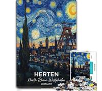 Herten, North Rhine-Westphalia, Germany Jigsaw Puzzle, 300 Pieces | For gifting: Adult Jigsaw Puzzle - tabletop activity for adults over several sessions.