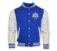 Hertha BSC Junior Hertha Berlin College Baseball Jacket in Blue | Size: 9-11 Years Hertha BSC Blue 9-11 Years
