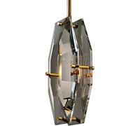 Hertl E14 Screw Glass Pendant Lamp Lampshade, Modern Industrial Style Chandelier, Flush Mount Ceiling Hanging Light, Living Room Dining Room Kitchen Decoration Light Fixtures