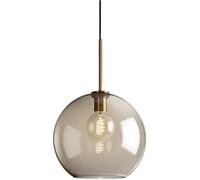 Hertl E27 Light Source Single-Head Hanging Light,Nordic Minimalist Style Chandelier,Creative Spherical Glass Pendant Lamp Lampshade,Bar Corridor Porch Decorative Lighting Fixtures (Size : 31cm)