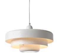 Hertl Flush Mount Ceiling Lighting Fixtures,Creative Multilayer Iron Art Hanging Lamp Lampshade,Nordic Industrial Style Chandelier,Office Living Room Coffee Shop Decoration Pendant Light (Color : WHI