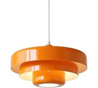Hertl Flush Mount Ceiling Lighting Fixtures,Creative Multilayer Iron Art Hanging Lamp Lampshade,Nordic Industrial Style Chandelier,Office Living Room Coffee Shop Decoration Pendant Light (Color : Ora