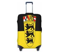 HERTqwop Flag of The State of Baden-Württemberg Luggage Cover Suitcase Protector Anti-Scratch Luggage Cover Fits 18-32Inch Luggage