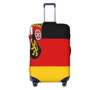 HERTqwop Flag of The State of Rhineland-Palatinate Luggage Cover Suitcase Protector Anti-Scratch Luggage Cover Fits 18-32Inch Luggage