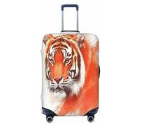 HERTqwop Painted Tiger Head Luggage Cover Suitcase Protector Anti-Scratch Luggage Cover Fits 18-32Inch Luggage