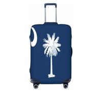 HERTqwop South Carolina Flag Luggage Cover Suitcase Protector Anti-Scratch Luggage Cover Fits 18-32Inch Luggage