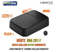 Hertz Dieci DBA 201 F Active Under Seat Subwoofer Super Flat Sub Enclosure 220w