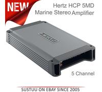 Hertz HCP 5MD 12V 5 Channel Marine Stereo Amplifier│4x50W & 150W│Class-AB│2 Ohm