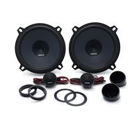 Hertz K 130 Component Speakers 2-Way Audio System with 130 mm Woofer, 24 mm Tweeter, Bluetooth Connectivity, 220W Peak Power, Crossover Included, Black