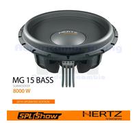Hertz MG 15 Bass Subwoofer 8000W 38 CM Replacement Mobile Group SPL MONSTER