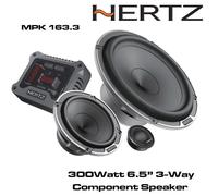 Hertz Mille Pro MPK 163.3 300Watt 6.5" 3-Way Component Speaker Set