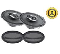 Hertz MPX 690.3 Mille Pro Line Coaxial Speakers Pair Oval 3 Way 260W