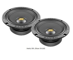Hertz SPL Show SV165 6" 16cm High output Mid Range speakers 4 ohm 1 pair