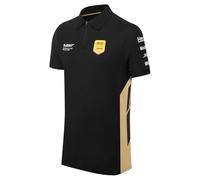 Hertz Team Jota Cadillac Racing, Official 2025 WEC Merchandise, Team Polo Shirt, Black and Gold (UK, Alpha, S, Regular, Regular, Black)