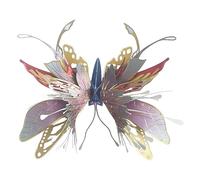 HertzMy 3D Metal Butterfly Puzzle, QianYuDie 3D Steampunk Mechanical Butterfly Model Kit, Assembly Model Kit, Metal Sheet Gift&Decor for Adults(50PCS+/Edition 1)