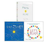 Herve Tullet Collection 3 Books Bundles (Press Here,Let's Play,Say Zoop!)
