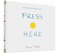 Herve Tullet Press Here Hardback Book Herve Tullet Multicolor