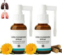 HerVitalYears Lung Cleansing Spray, BreathVita Lungs Spray, HerVitalYears Lung Cleanse, Lung Relief Sprays Care Essence for Women & Men (2pcs)