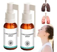 Hervitalyears Lung Cleansing Spray - Herbal Lung Cleanse Mist, HerVitalYears Lung Cleanse, Powerful Lung Support & Cleanse, Cleaning and Breathing for Women Men (2 Pcs)
