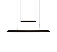 HerzBlut Amalia LED pendant light, charcoal oak