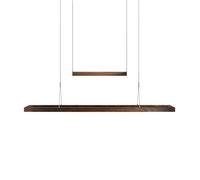 HerzBlut Amalia LED pendant light, oiled walnut