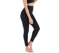 Herzmutter Women Control Leggings - OekoTex 100 - High Waisted Sculpting Tummy Control Shaping Leggings - Postpartum Shapewear Pants - Figure Firming - 1600 (S-M) Black