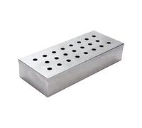 Herzog Vaggan Rectangular Kitchen Barbecue BBQ Stainless Steel Metal Smoking Smoke Smoker Box Without Wood Chip