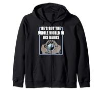 He's Got The Whole World Is In His Hands Zip Hoodie