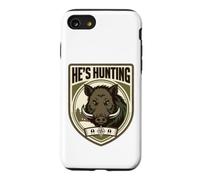 He's Hunting Wild Boar Hunters Wife Tracking Hog Womens Case for iPhone SE (2020) / 7/8