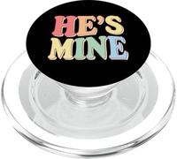 Hes Mine LGBT Romantic Couple Gay Partner PopSockets PopGrip for MagSafe